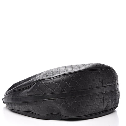 Gucci Guccissima Large GG Twins Hobo Black 3 of 11