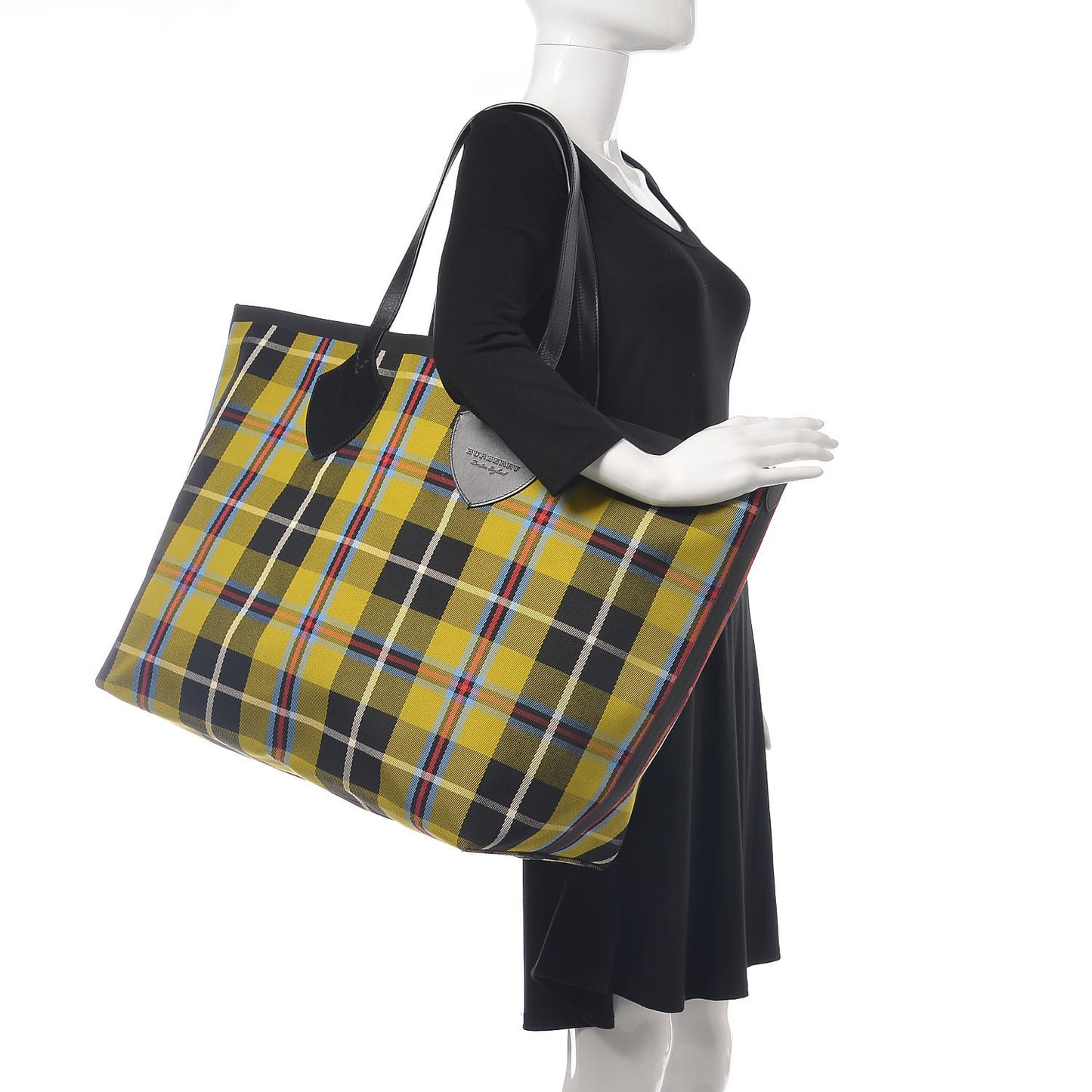 Vintage Check Extra Large The Giant Reversible Tote Antique Yellow