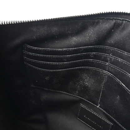 Saint Laurent Grain De Poudre Zipped Tablet Holder Black 8 of 12