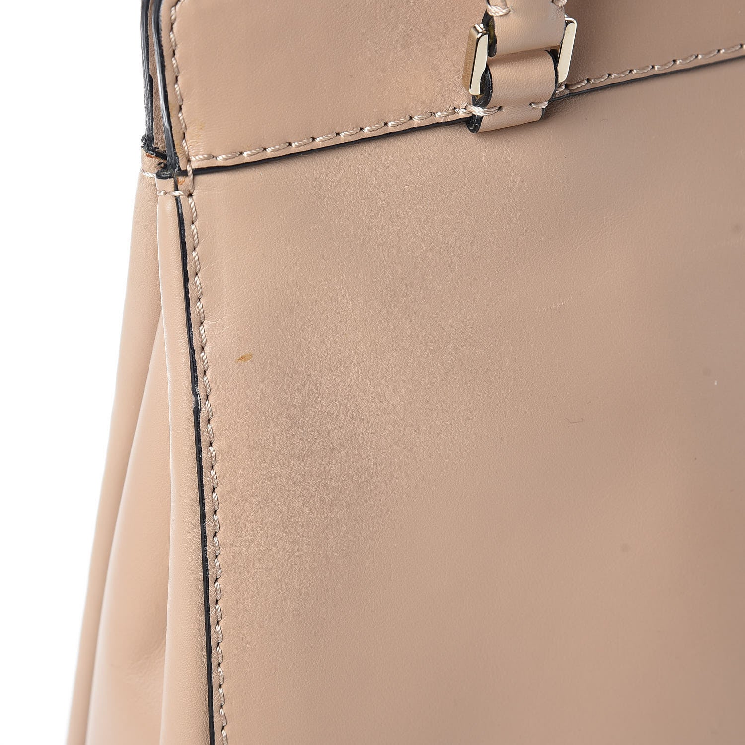 Valentino Garavani Vitello Demetra Satchel Beige 8 of 15