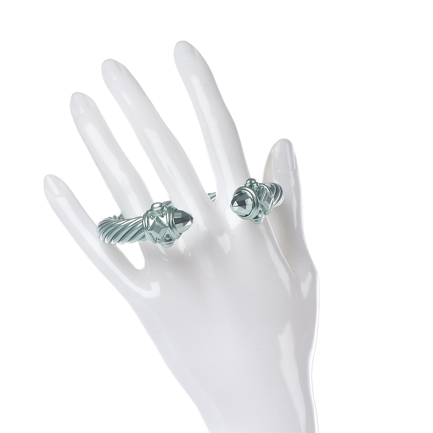 Aluminum 10mm Renaissance Bracelet Light Green