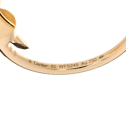 Cartier 18K Yellow Gold Small Juste Un Clou Ring 60 9 4 of 5