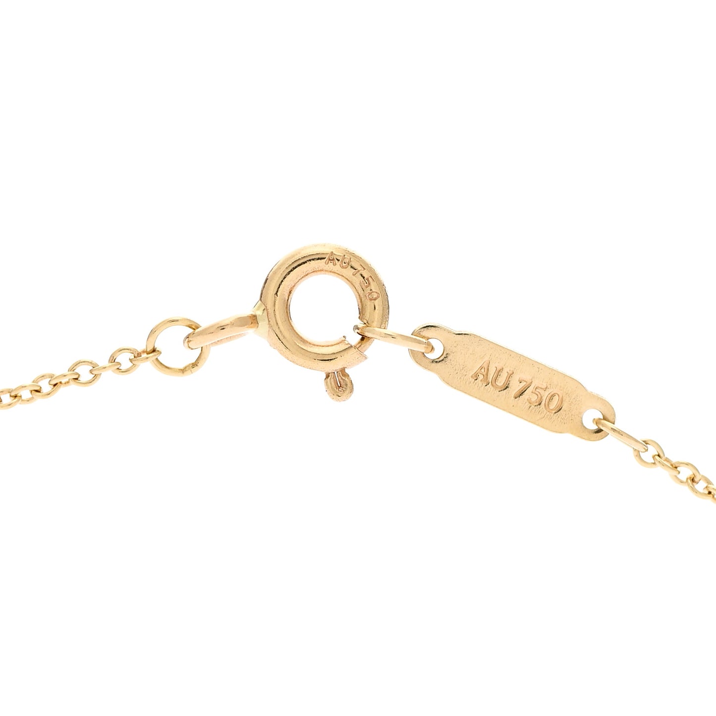18K Yellow Gold Small Chain Necklace 20"