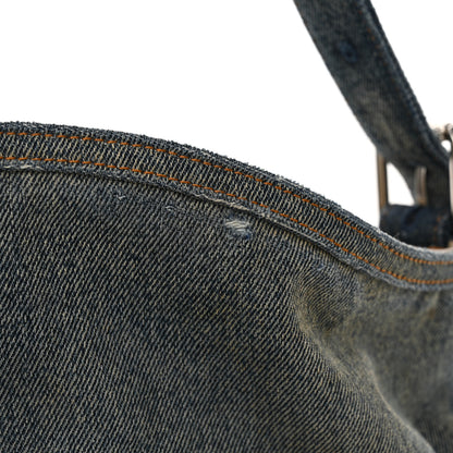 Givenchy Washed Denim Medium Voyou Bag Military Blue 12 of 13