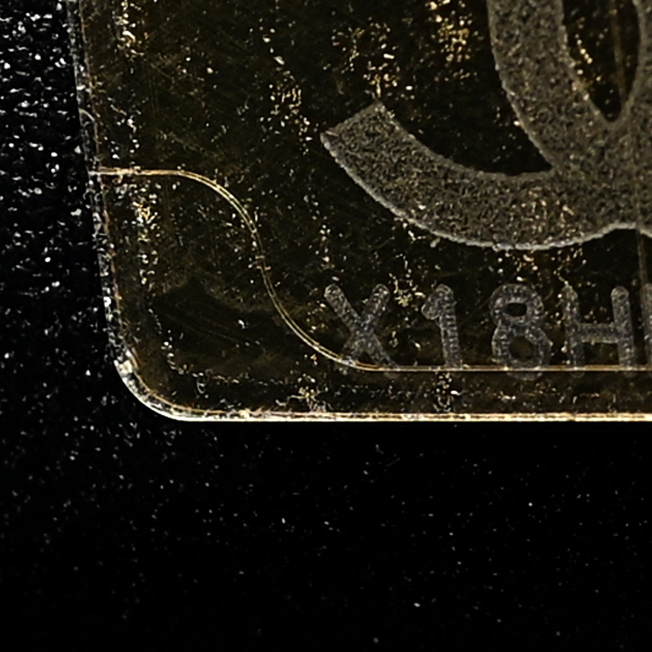 Chanel Calfskin Quilted Studded Square Vanity Case Black 7 of 10