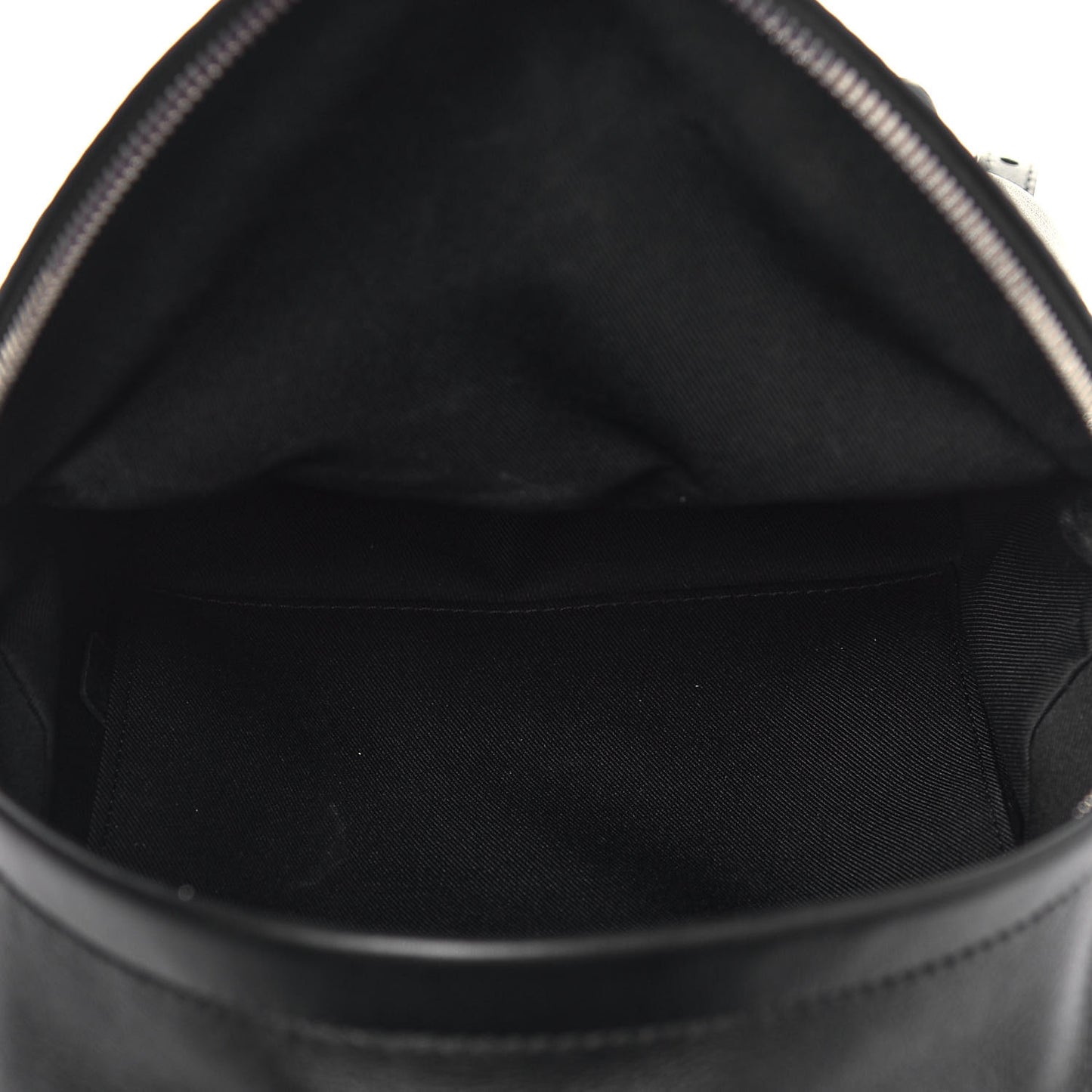 Lambskin Spaceship Embossed Palm Springs Backpack PM Black