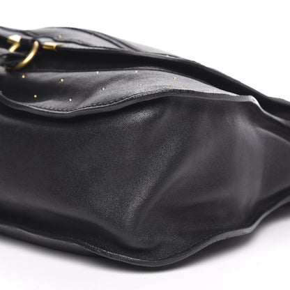 Chloe Calfskin Studded Medium Marcie Satchel Black 9 of 15