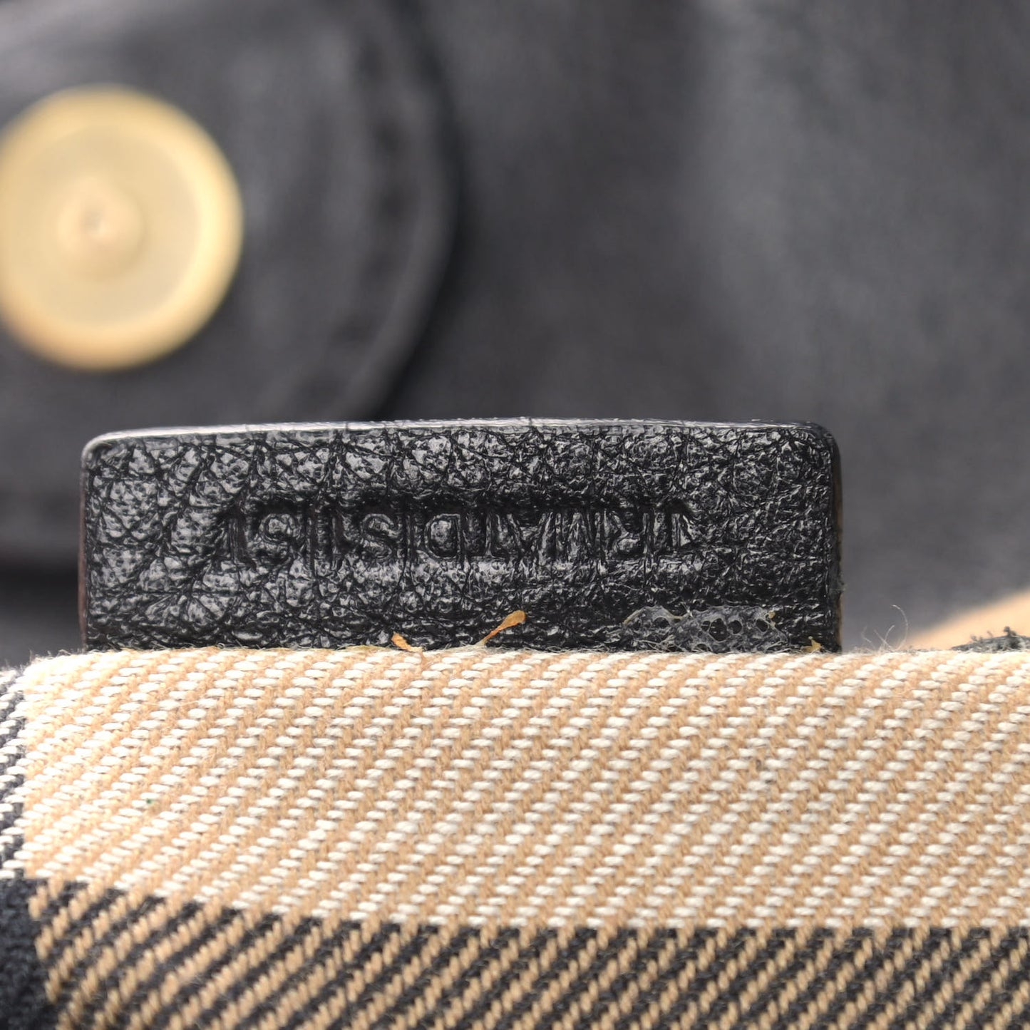 Grainy Calfskin Tote Black