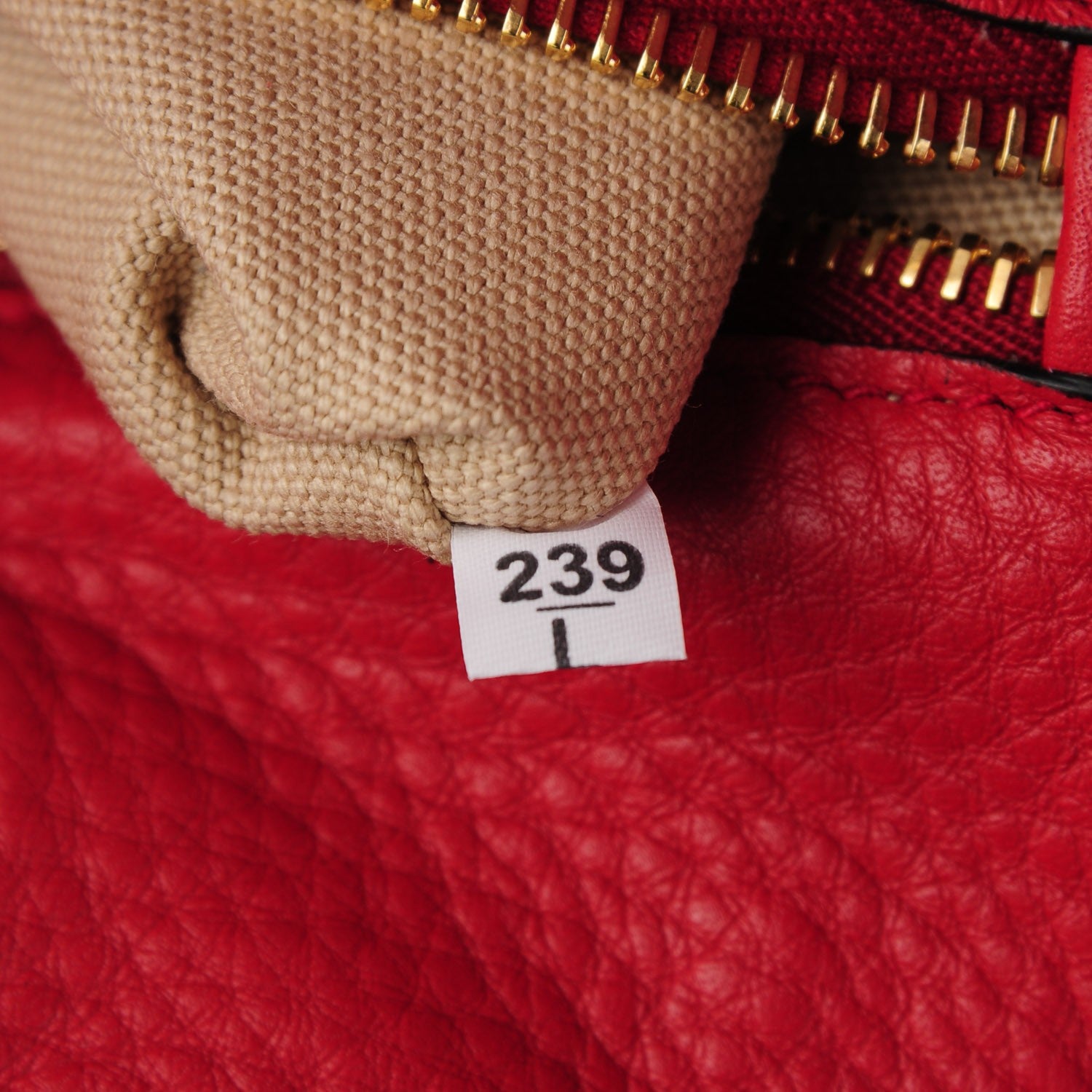 Prada Vitello Daino Tote Rosso 10 of 10