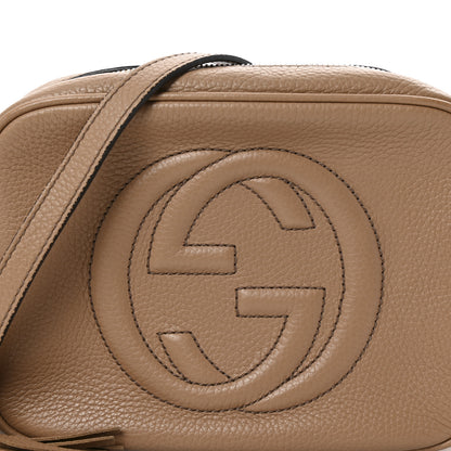Gucci Pebbled Calfskin Small Soho Disco Bag Camelia 8 of 11