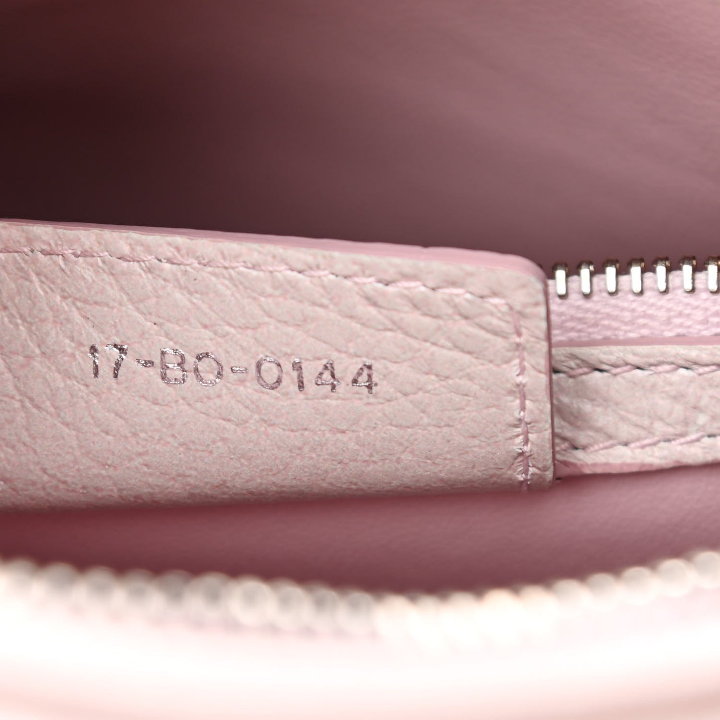 Deerskin Floral Printed Medium Lady Dior Pink