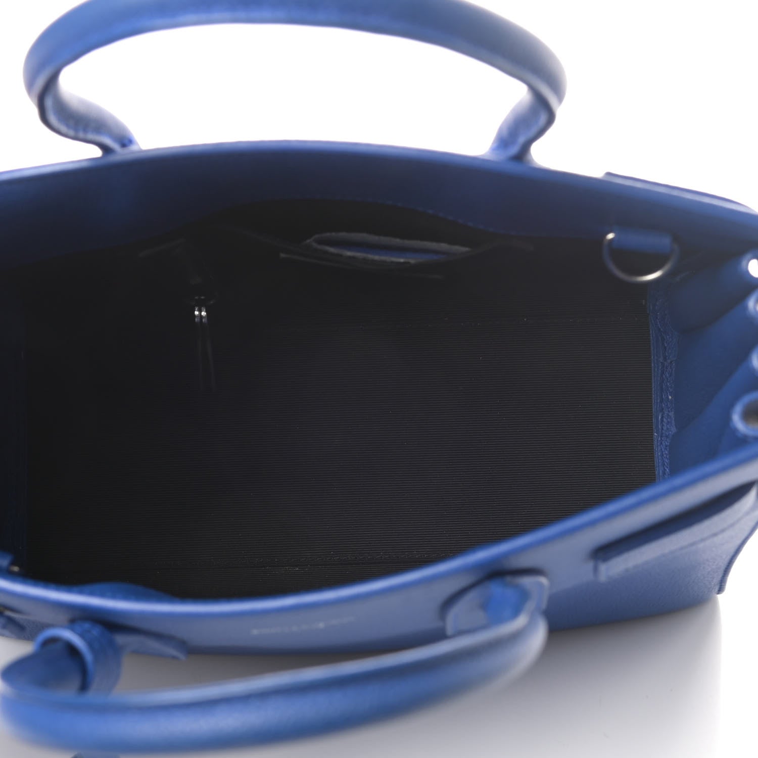 Saint Laurent Grained Calfskin Baby Sac De Jour Royal Blue 5 of 14