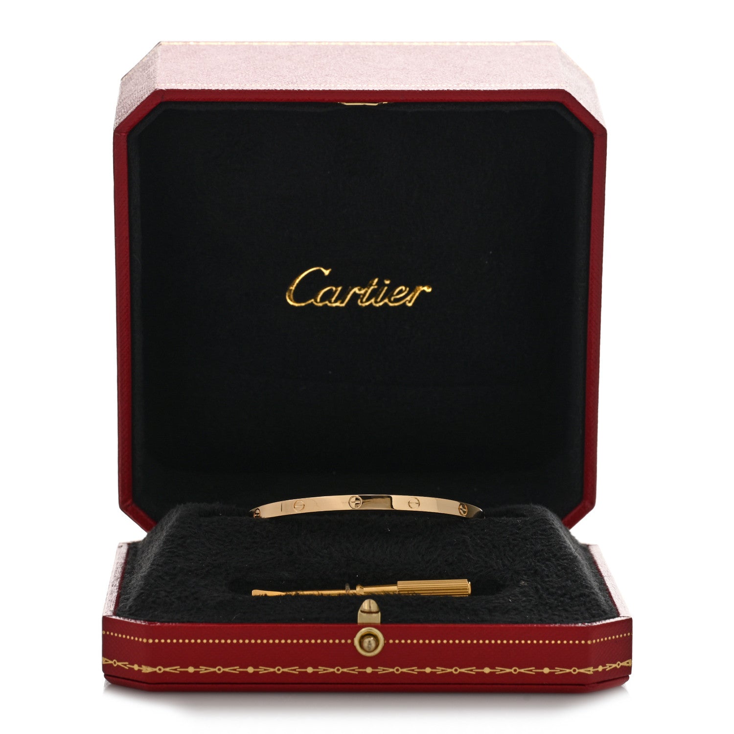 Cartier 18K Yellow Gold Small LOVE Bracelet 16 5 of 5