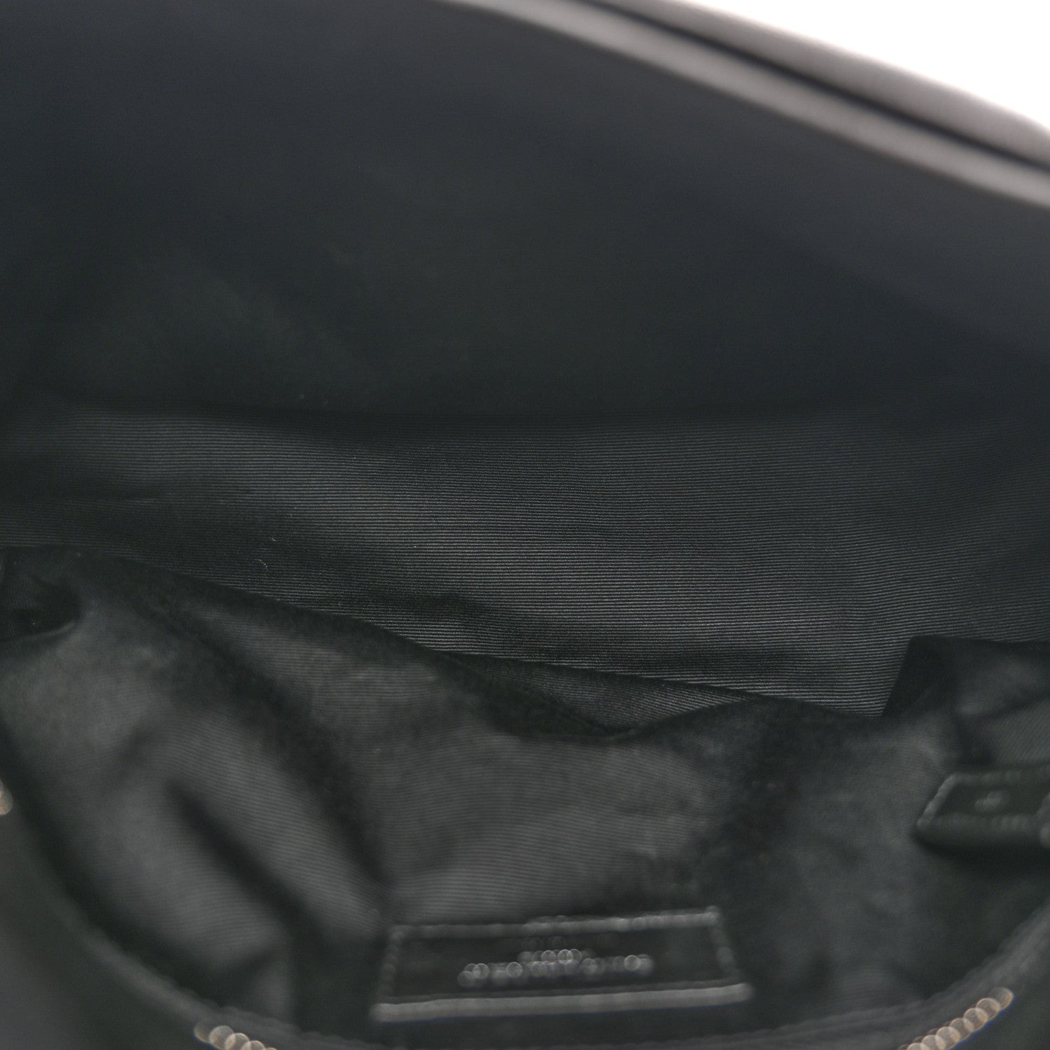 Saint Laurent Lambskin Quilted Small Loulou Puffer Monogram Chain Satchel Black 5 of 10