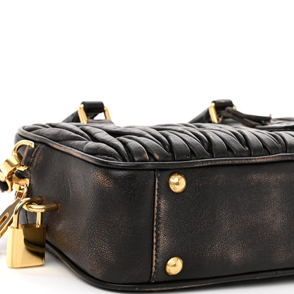 Miu Miu Nappa Matelasse Arcadie Top Handle Bag Sand Coffee 9 of 11