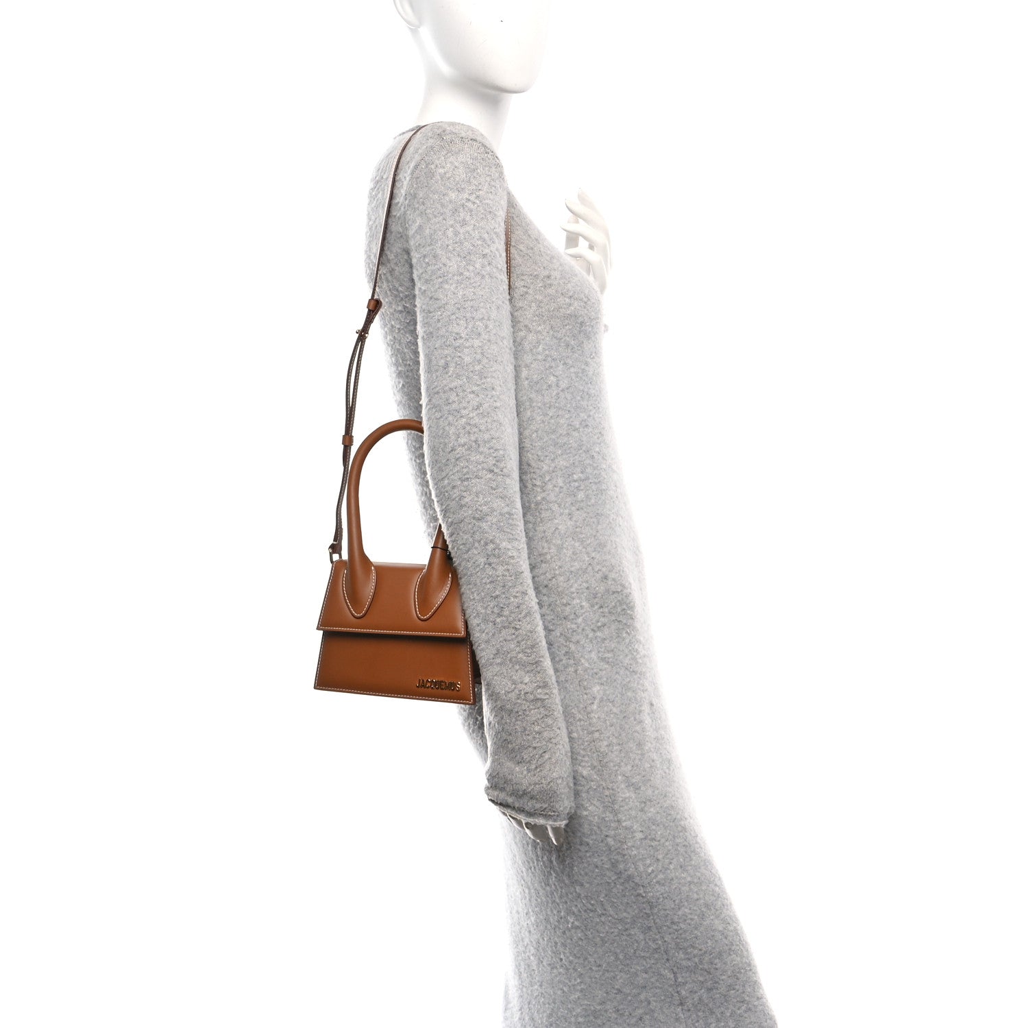 Jacquemus Smooth Calfskin Le Chiquito Moyen Light Brown 2 of 9