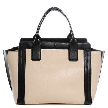 Chloe Sheepskin Small Alison East West Tote Husky White 1 of 9