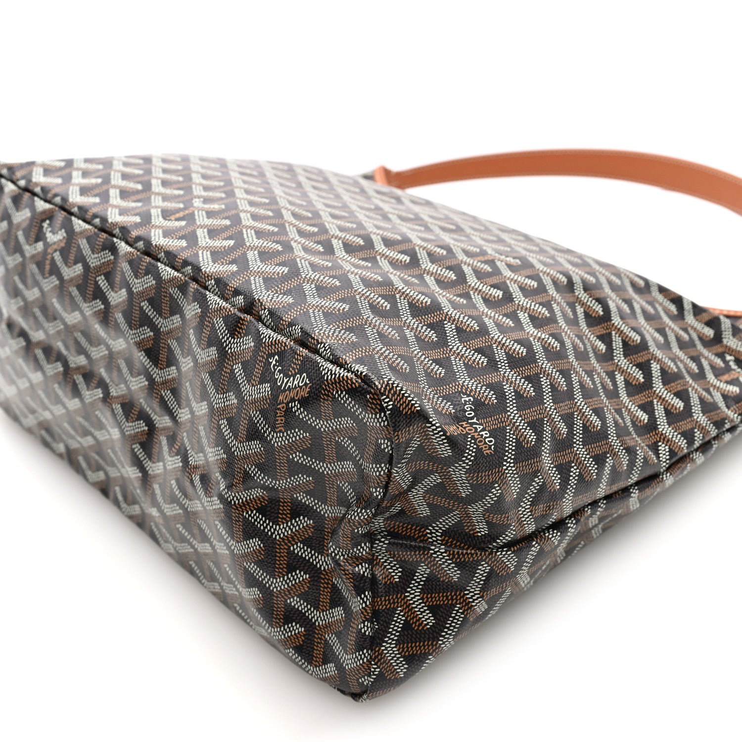 Goyard Goyardine Boheme Hobo Black Gold 10 of 10