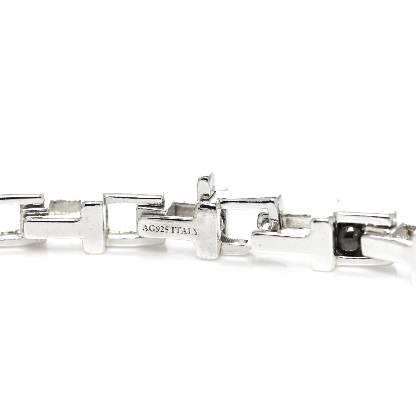 Sterling Silver Narrow T Chain Bracelet