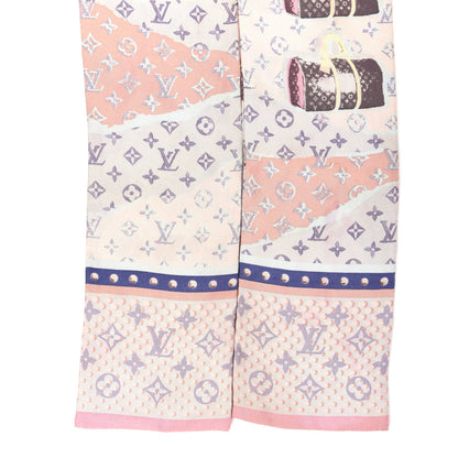 Louis Vuitton Silk Monogram Wallpaper Bandeau 3 of 3