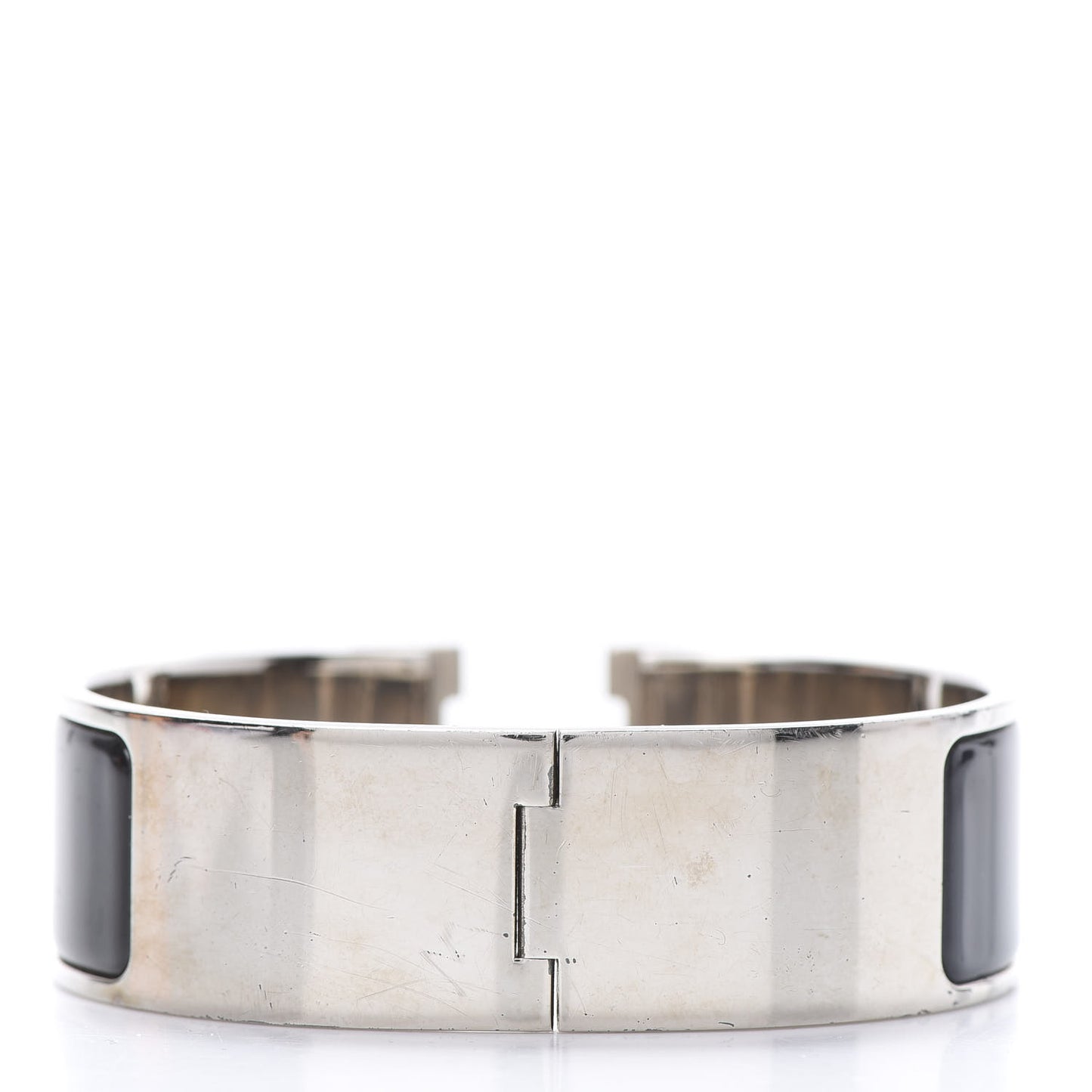 Enamel Wide Clic Clac H Bracelet PM Black