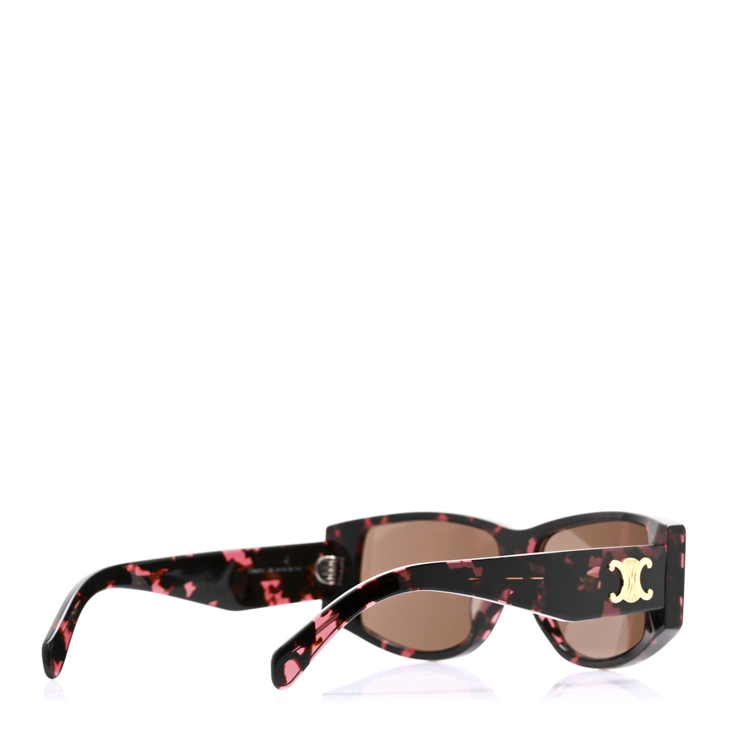 Celine Acetate Triomphe Sunglasses CL40227U Pink Havana 4 of 6