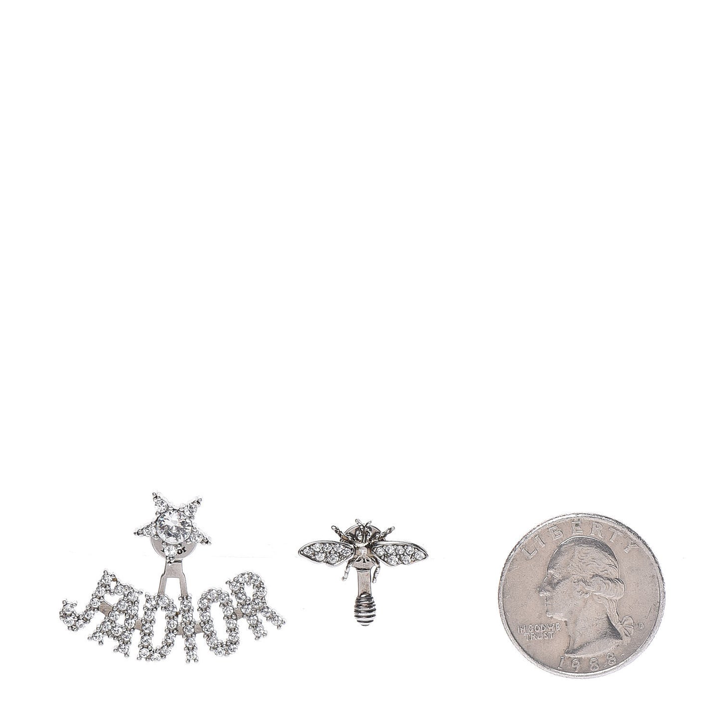 Palladium Crystal J'adior Earrings