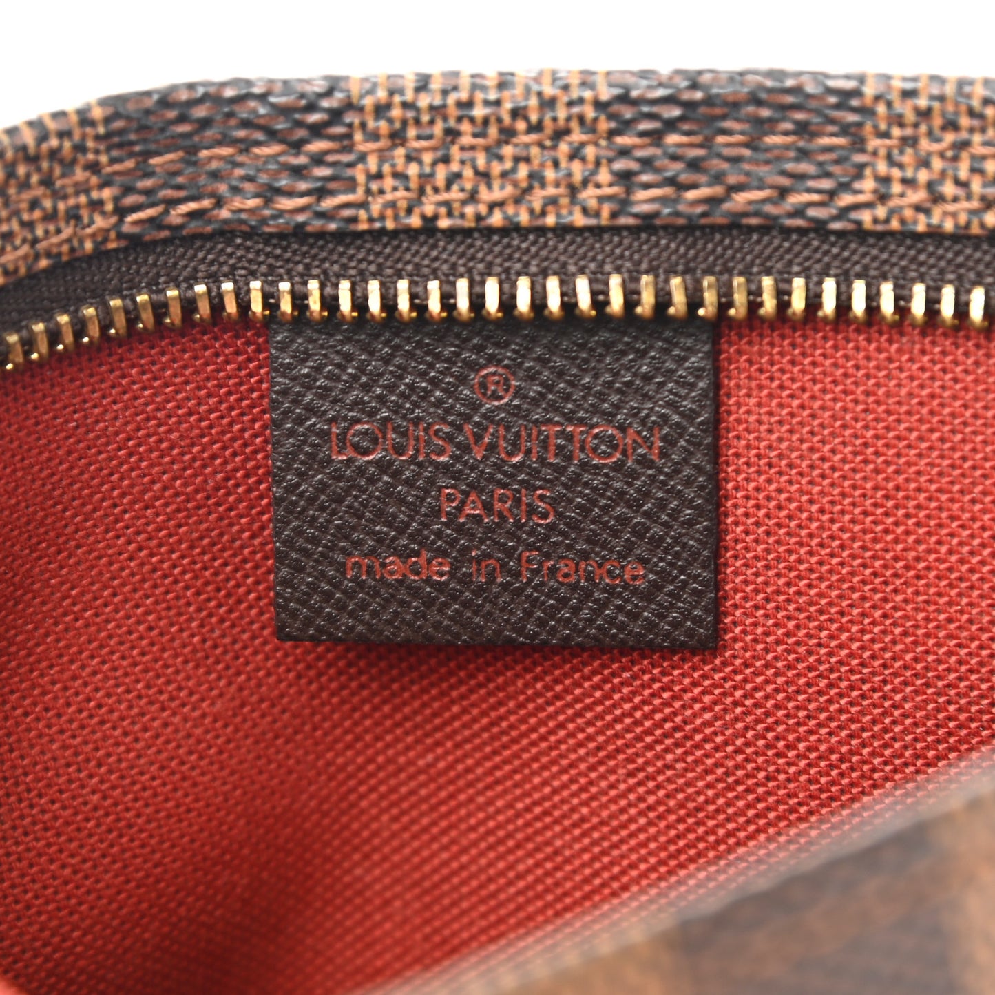 Damier Ebene Trousse Make Up Bag Pochette