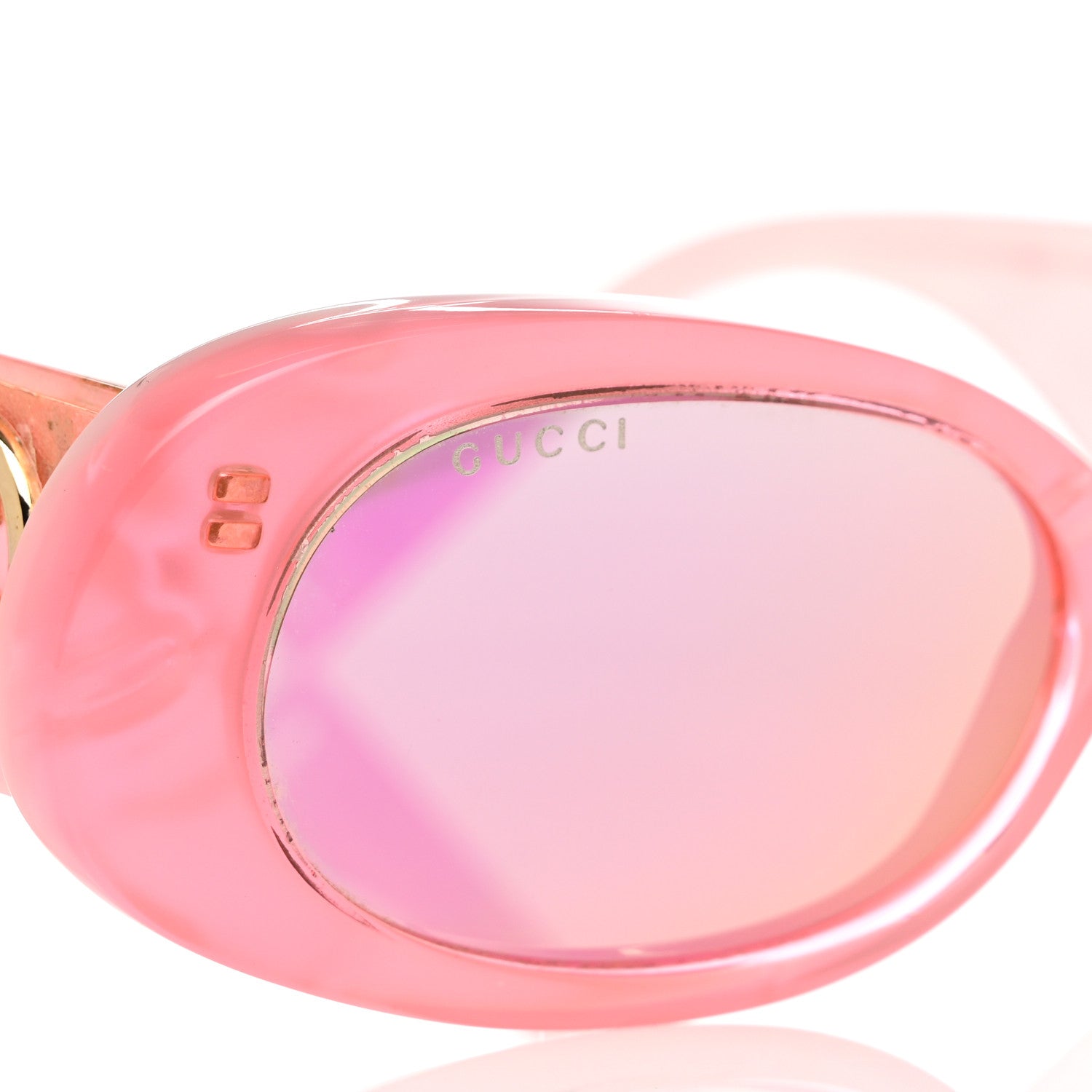 Gucci Acetate Oval Sunglasses GG0517S Pink 5 of 7
