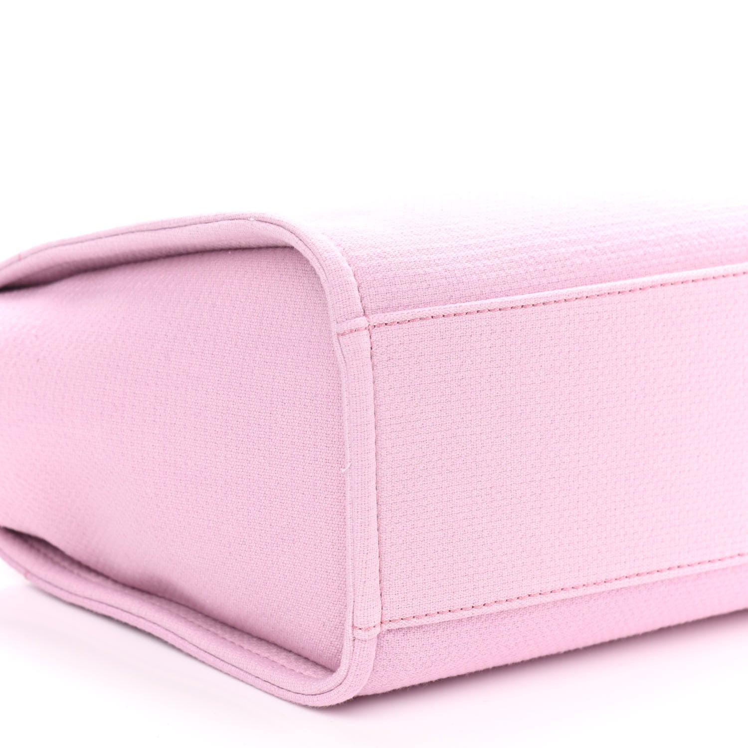 Chanel Mixed Fibers Small Deauville Tote Pink 10 of 12