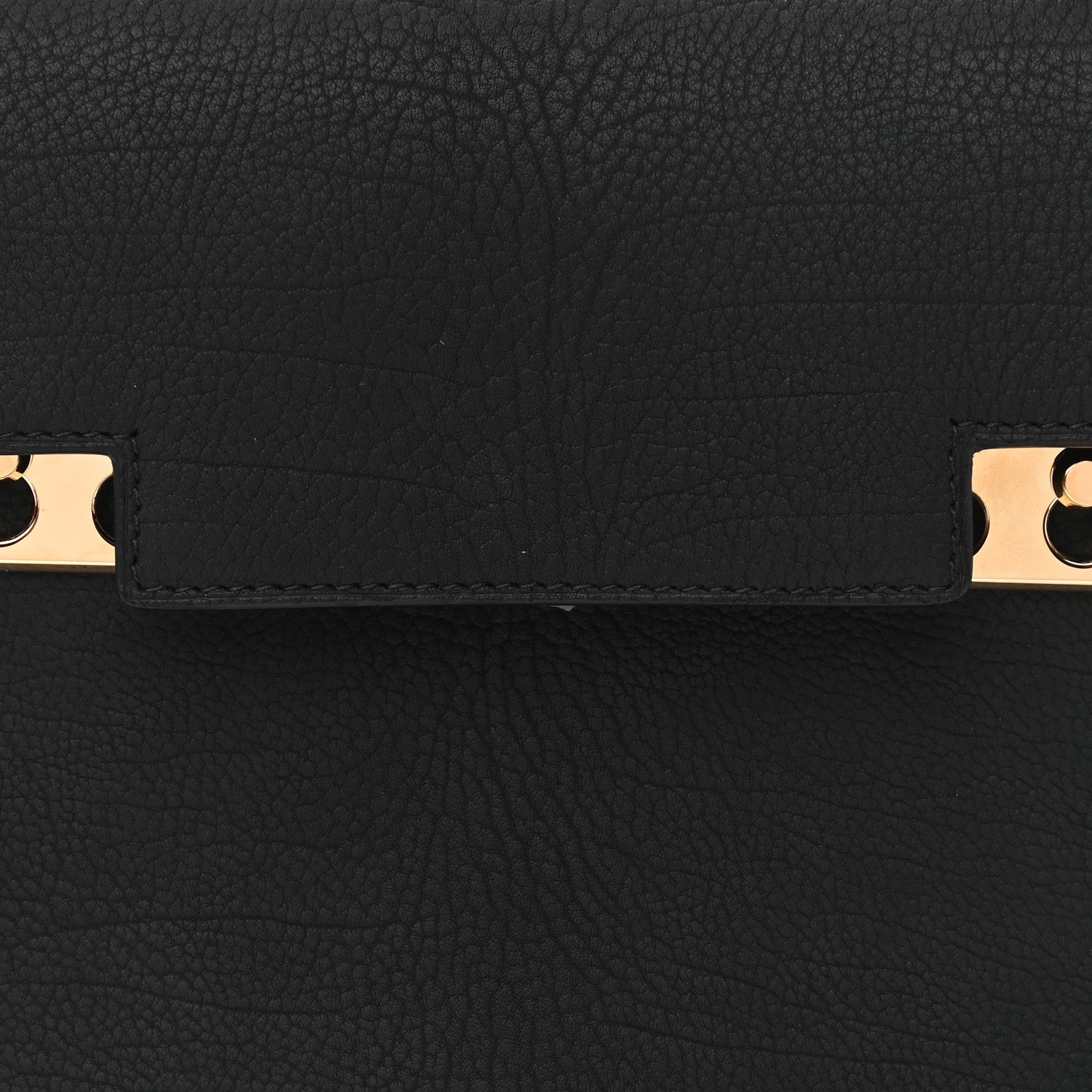 Delvaux Crispy Calfskin MM Tempete Satchel Black 8 of 15
