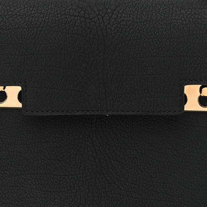 Delvaux Crispy Calfskin MM Tempete Satchel Black 8 of 15