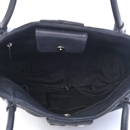 Chanel Calfskin Sloane Square Tote Black 5 of 9