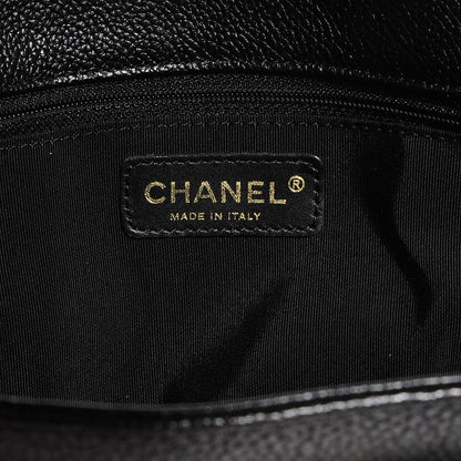 Chanel Calfskin Cerf Shopper Tote Black 6 of 7