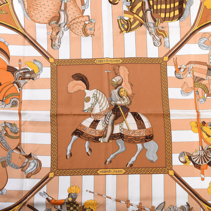 Hermes Silk Chocs en Plumes Scarf 90 4 of 6
