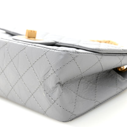 Chanel Aged Calfskin Quilted 2.55 Reissue Mini Flap Grey 10 of 10