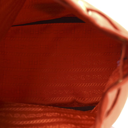 Prada Saffiano Tessuto Nylon Bucket Wristlet Papaya 5 of 11