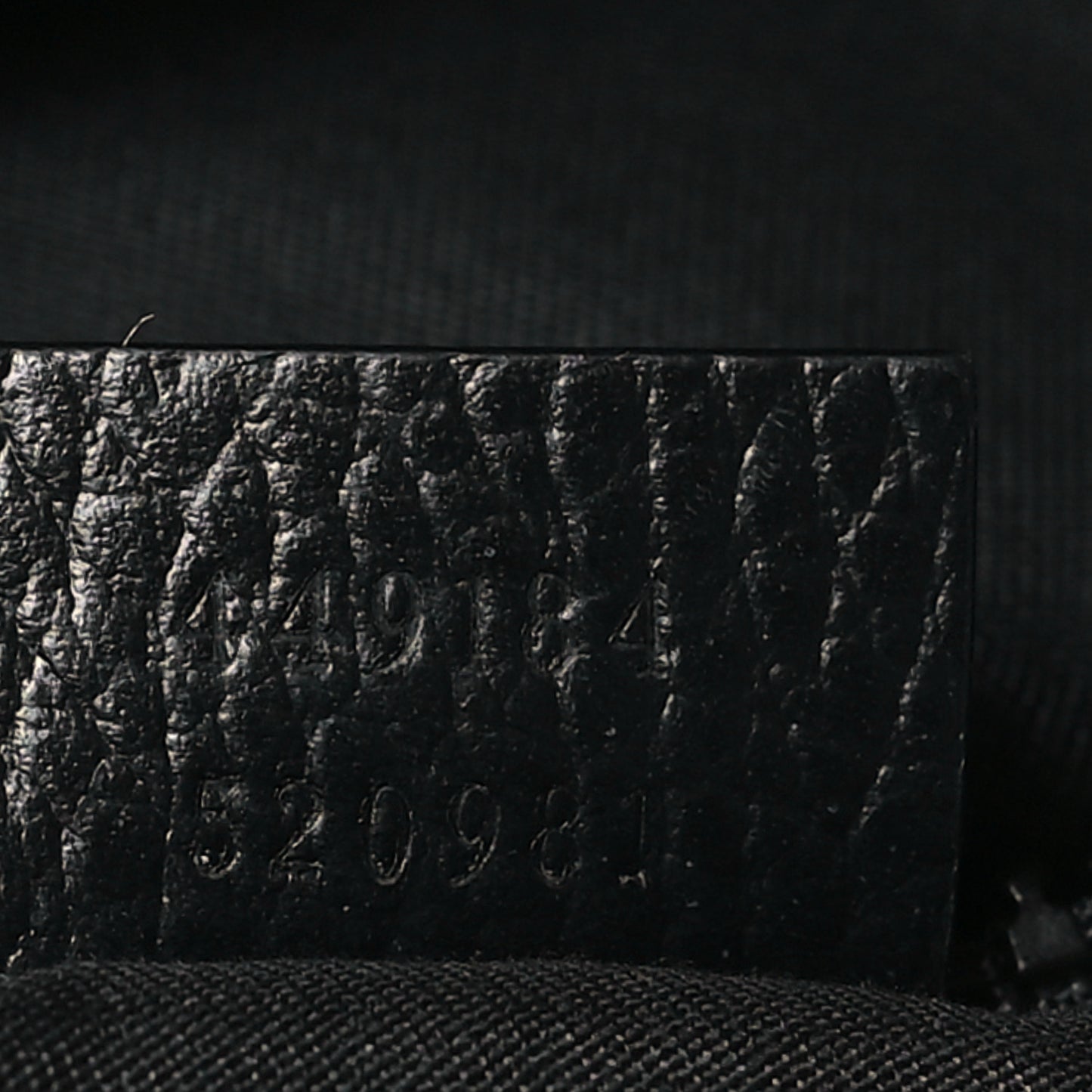 Nylon Monogram Small Flat Messenger Bag Black