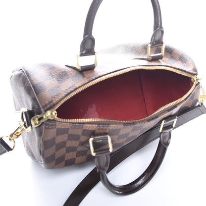 Louis Vuitton Damier Ebene Speedy Bandouliere 25 6 of 11