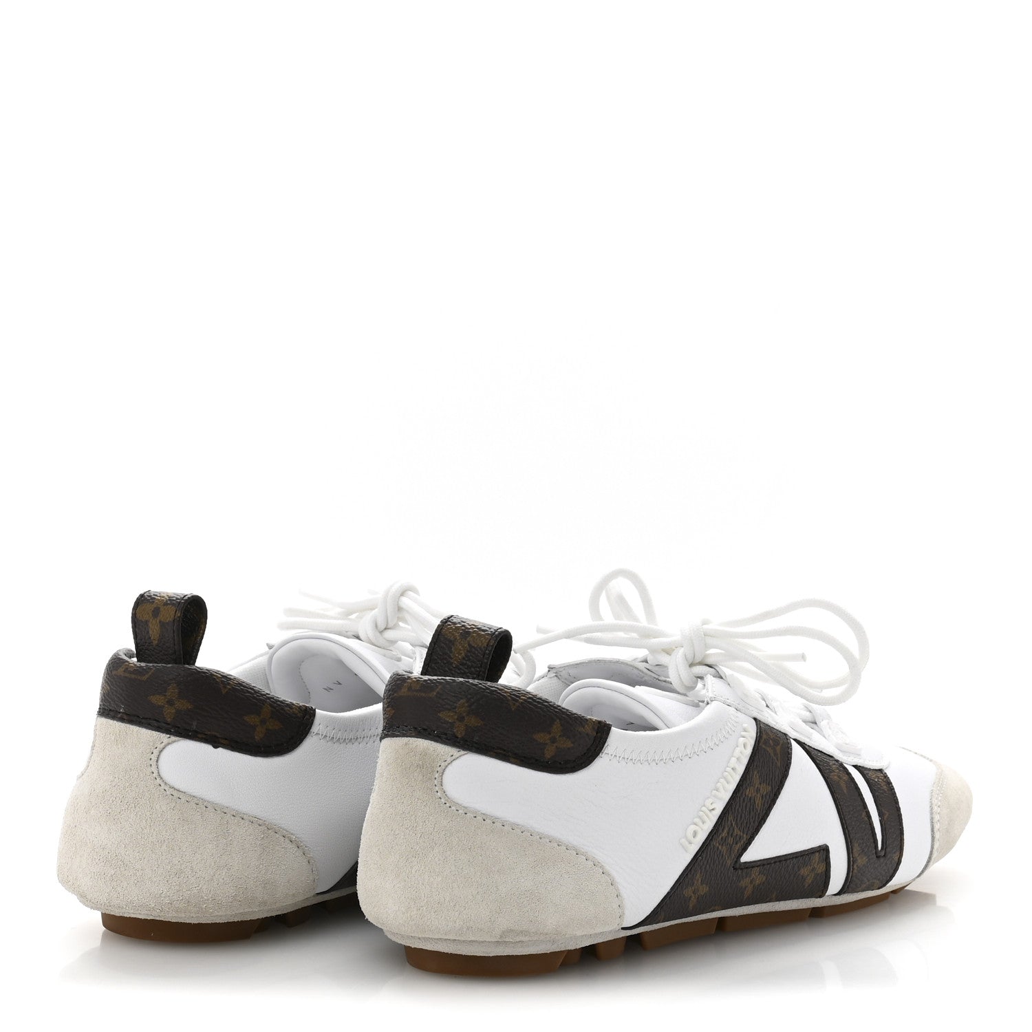 Louis Vuitton Monogram Calfskin Womens LV Sneakerina 39 White 5 of 10