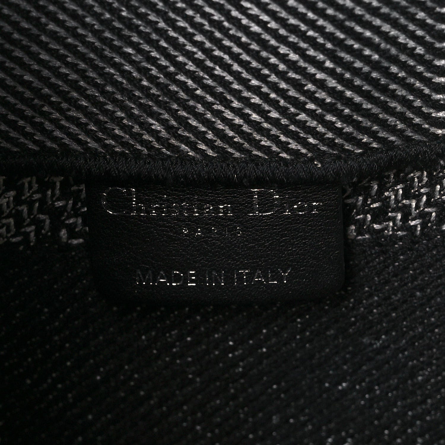 Christian Dior Canvas Tartan Diorcamp Messenger Black White 6 of 9