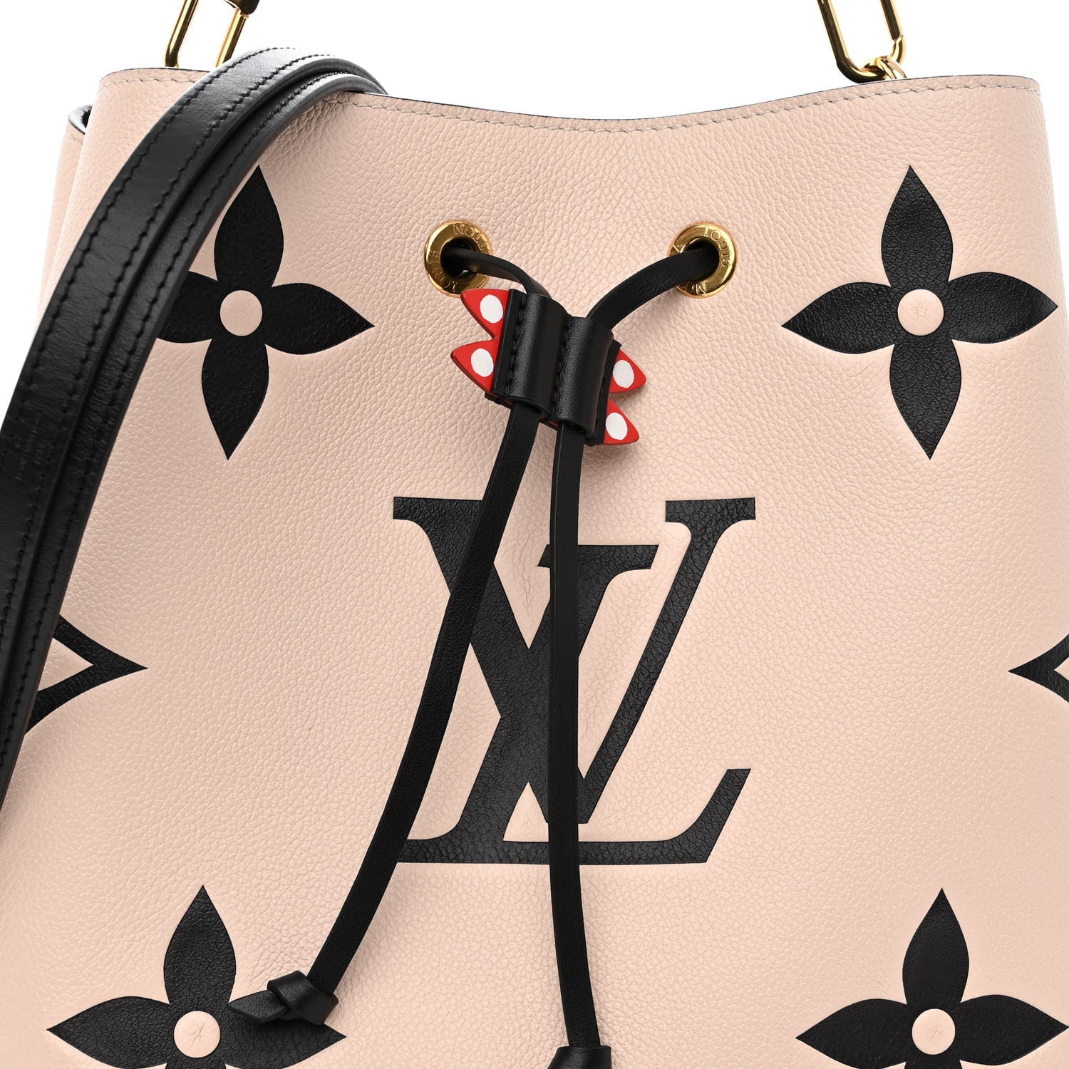 Louis Vuitton Empreinte Monogram Giant Crafty Neonoe MM Creme Black 9 of 11