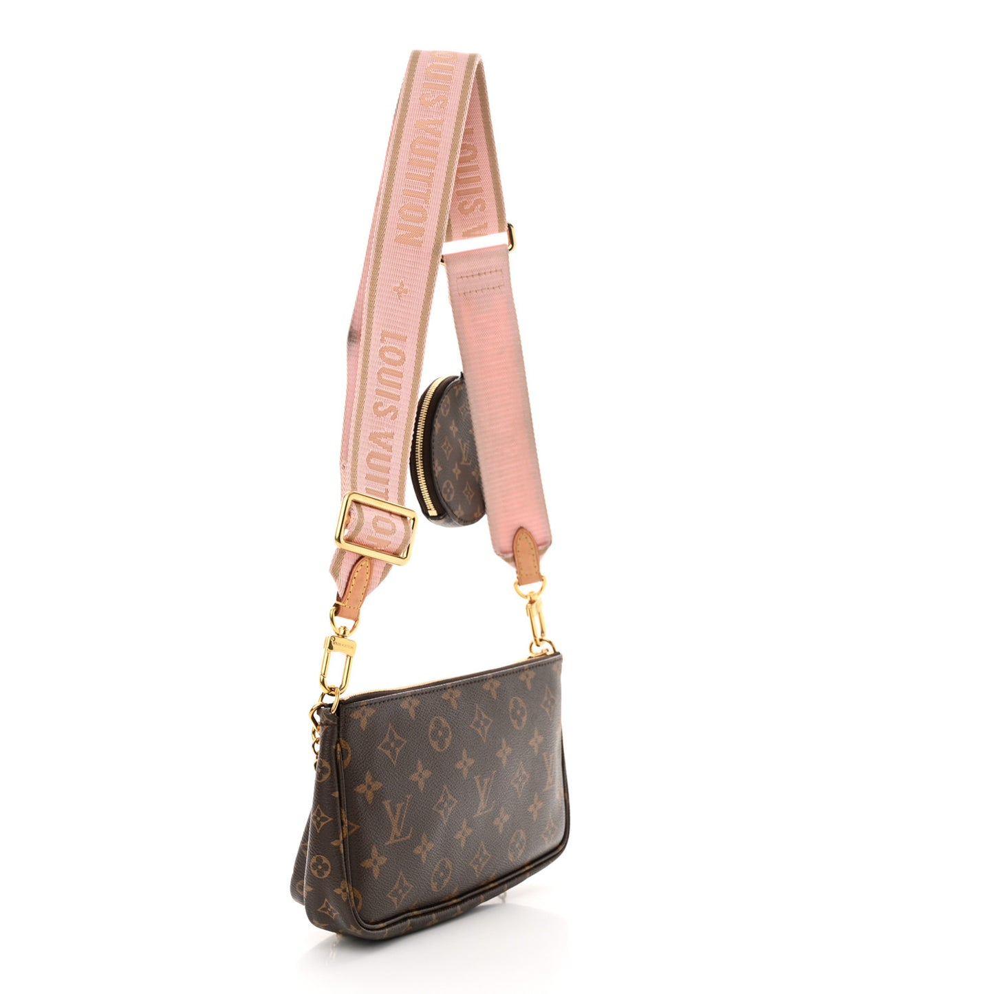 Monogram Multi Pochette Accessories Rose Clair