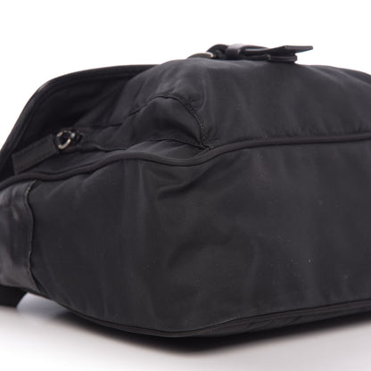 Prada Nylon Tessuto Messenger Bag Black 6 of 9