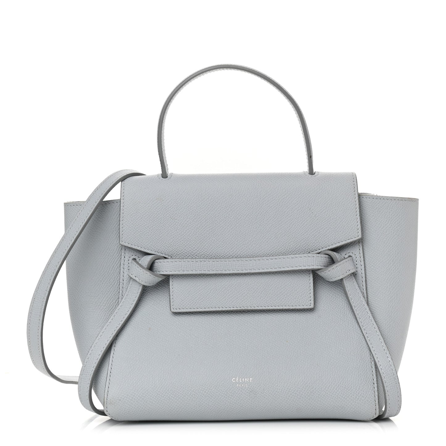 Grained Calfskin Nano Belt Bag Mineral