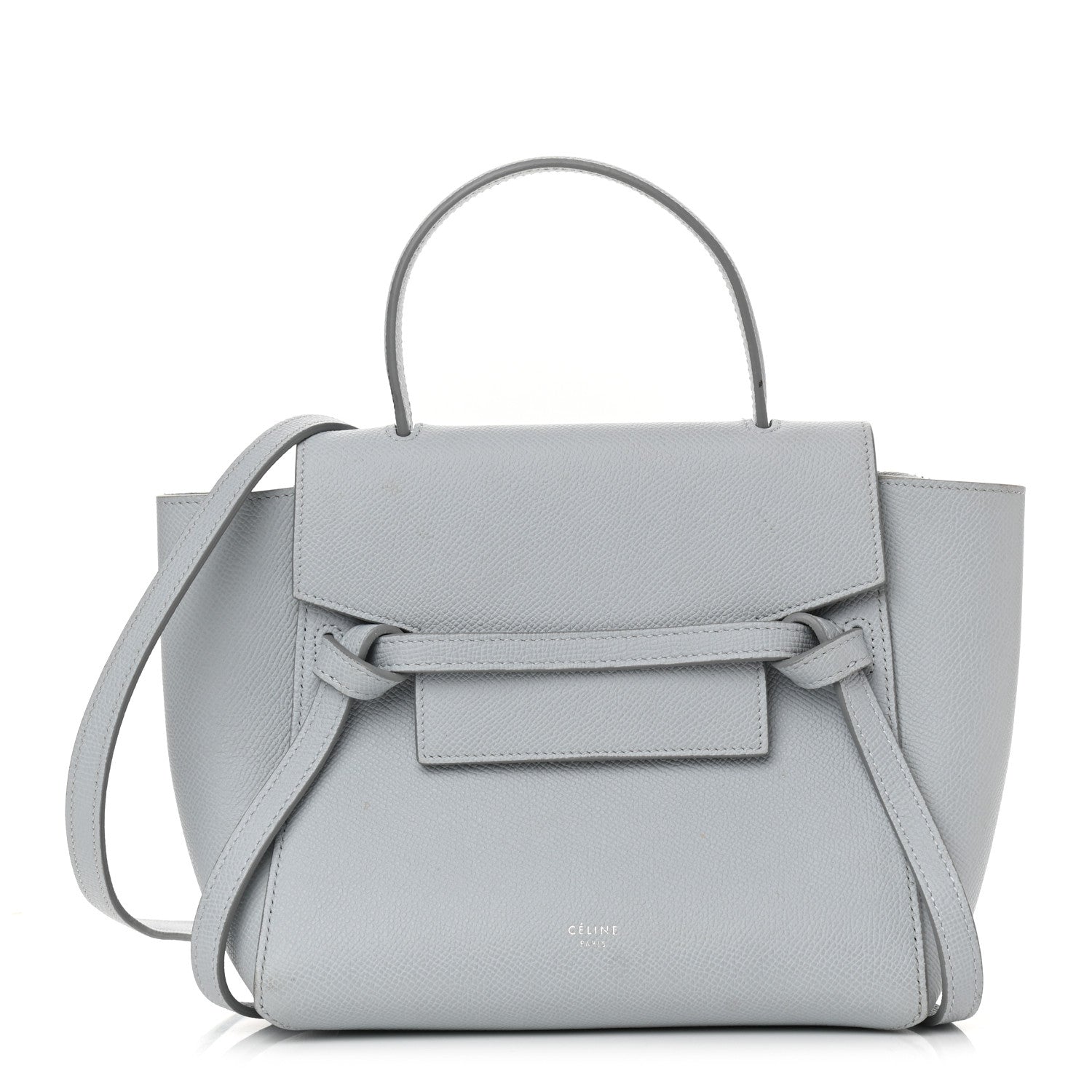 Celine Grained Calfskin Nano Belt Bag Mineral 1 of 8