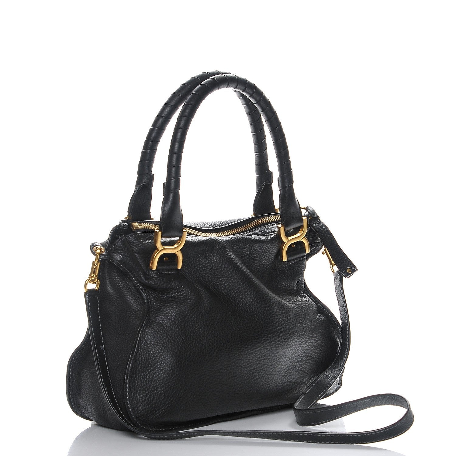 Chloe Calfskin Medium Marcie Satchel Black 4 of 8