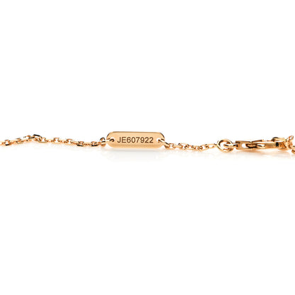 Van Cleef & Arpels 18K Yellow Gold Black Onyx Vintage Alhambra Pendant Necklace 5 of 6