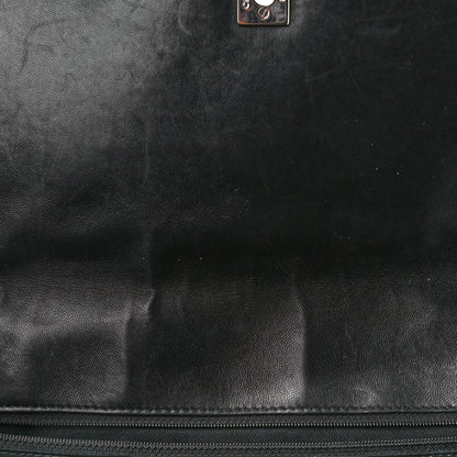 Chanel Vinyl Quilted In the Business Flap Bag Black 12 of 14