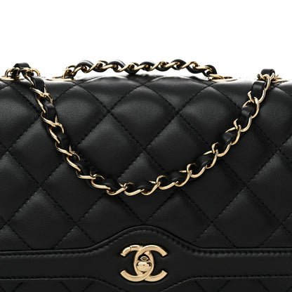 Chanel Lambskin Quilted Small Flap Bag Black 8 of 11